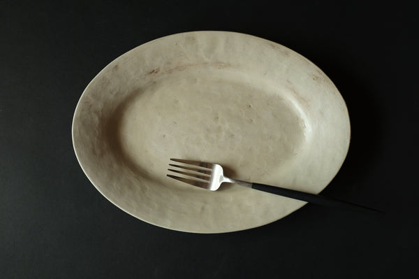 White Oval Plate A
