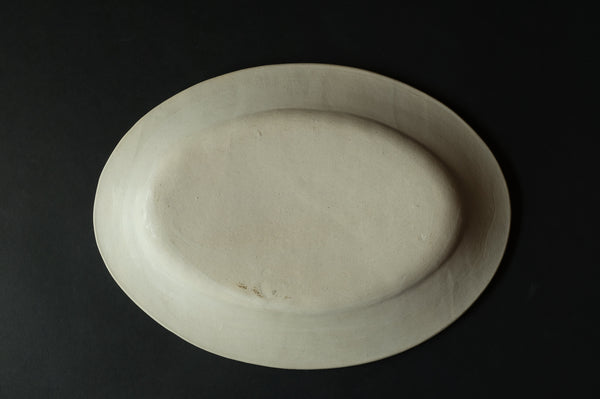 White Oval Plate A