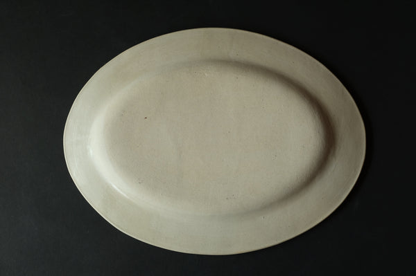 White Oval Plate B