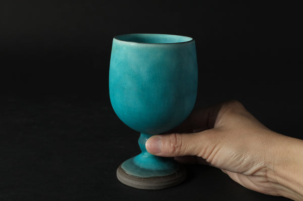 Turquoise Blue Goblet