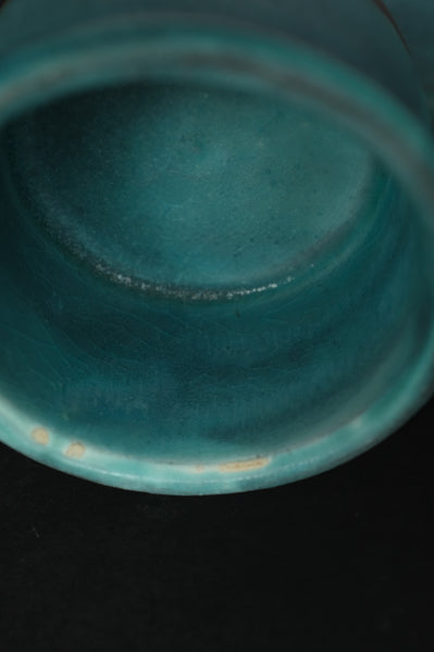 Turquoise Blue Salt Pot