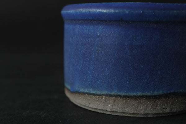 Cobalt Blue Salt Pot