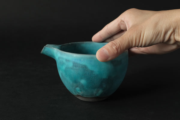 Turquoise Blue Katakuchi Bowl