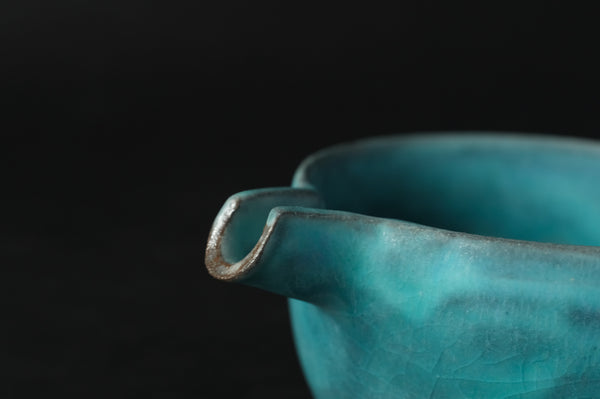 Turquoise Blue Katakuchi Bowl